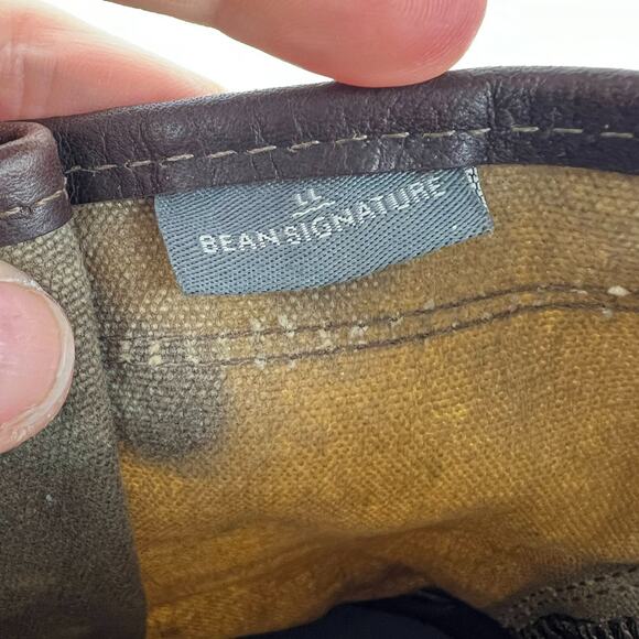 L.L Bean Maine Hunting Shoes Women's 8 Green Waterproof Leather Lace Up High Top - Picture 10 of 11